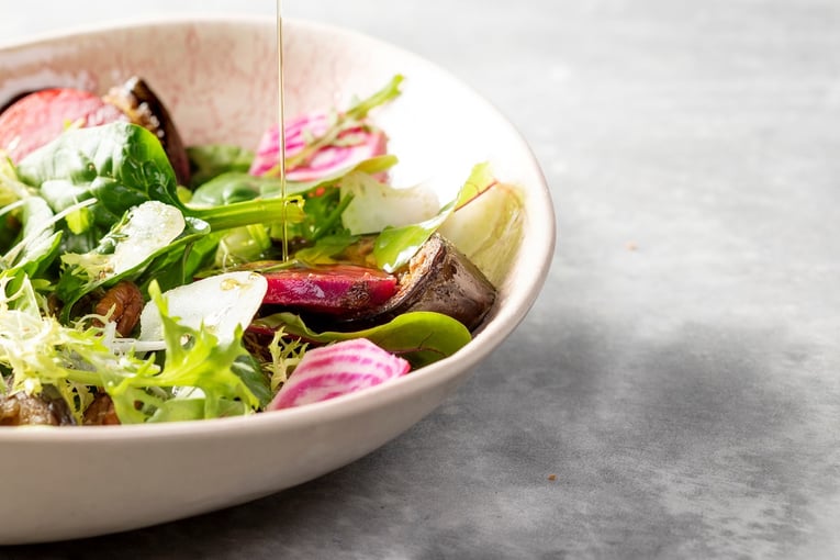 Vegan lunchsalade